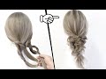 簡単！くるりんぱ３つで作るかわいい編みおろしのヘアアレンジ！Hair Tutorials for Long Hair | Cute Long Hair