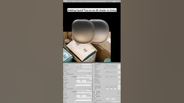 Liquid glASS UI shader in #unity #shaders #apple #ios #ui