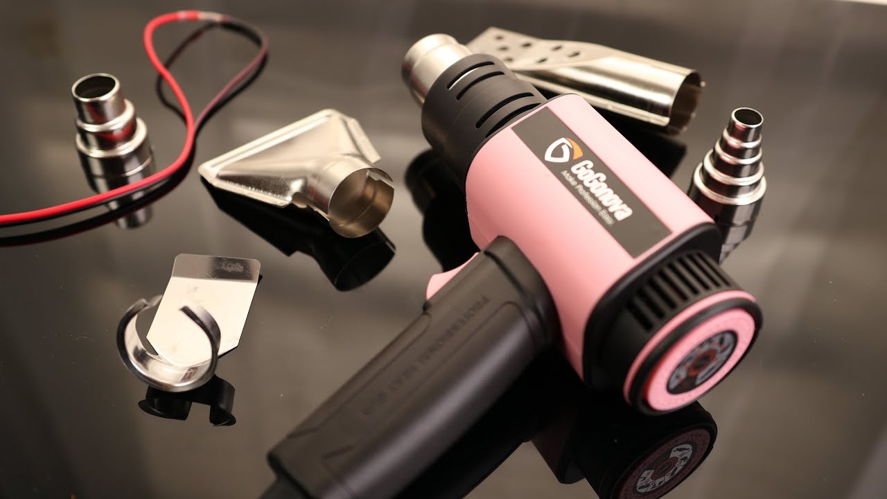 1800W Heat Gun, GoGonova Heavy Duty Soldering Hot Air Gun YouTube