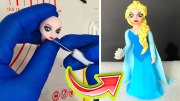 How to Make Elsa Cake Topper / Frozen Elsa Cake Topper Tutorial