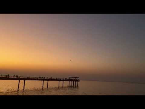 sunset on the beach