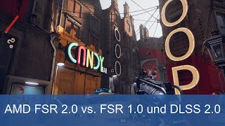AMD FSR 2.0 vs. FSR 1.0 und Nvidia DLSS 2.0 in Deathloop - Vid#1