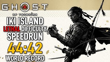 Ghost of Tsushima Iki Island Speedrun on Lethal Difficulty in 44:42 - Former WR