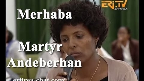 ኤርትራ Eritrean Merhaba Interview with Bisrat About Her Martyr Father Andeberhan
