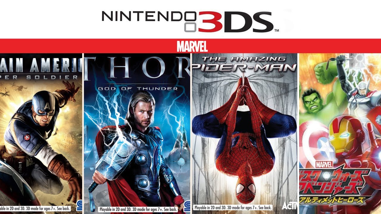 Marvel Superheroes Games for 3DS - YouTube
