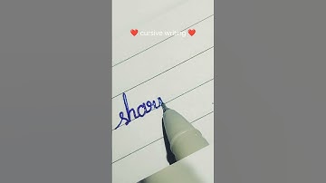 Beautiful cursive Handwriting ❤️, write in cursive, #handwriting