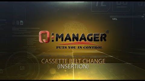 Cassette Belt Change Insertion - Retractable Belt Post