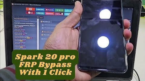 Tecno Spark 20 Pro Frp Bypass One Click (UnlockTool)