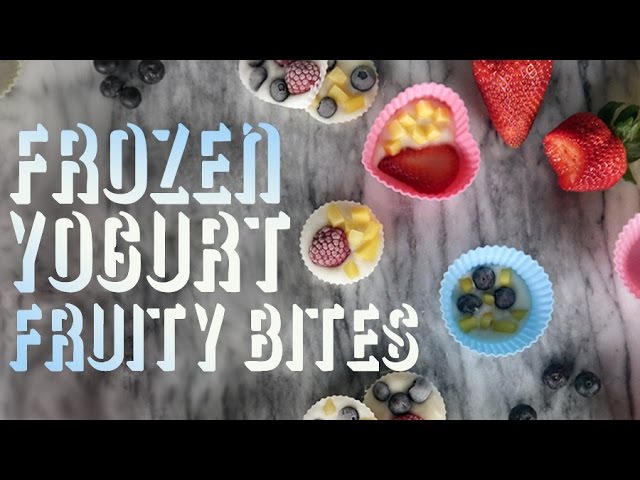 How to Make Frozen Yogurt Fruit Bites | Get the Dish | POPSUGAR Food