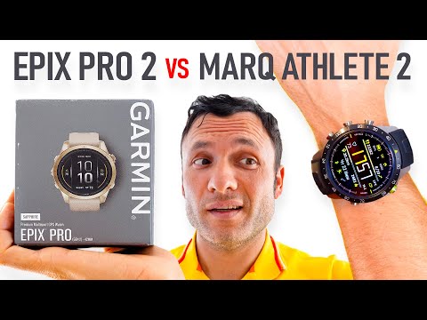 Лучшие смарт часы 2023 - Garmin Epix Pro 2 и Marq Athlete 2, распаковка, обзор и сравнение.