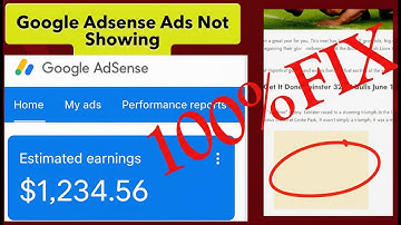 google adsense ad not showing problem solve 2025
