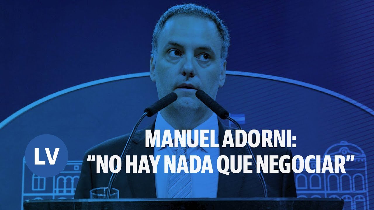 EN VIVO I MANUEL ADORNI CONFERENCIA DE PRENSA YouTube