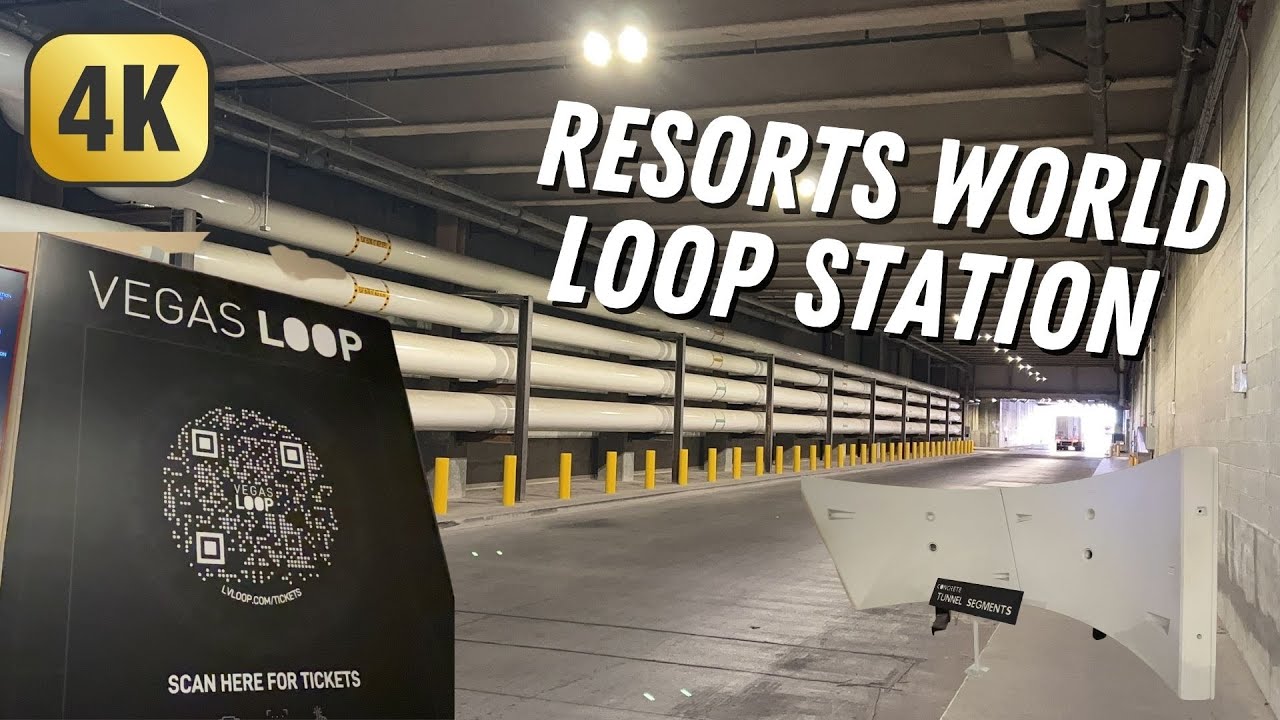 The Boring Company Tunnel Transportation in Las Vegas at Resorts World