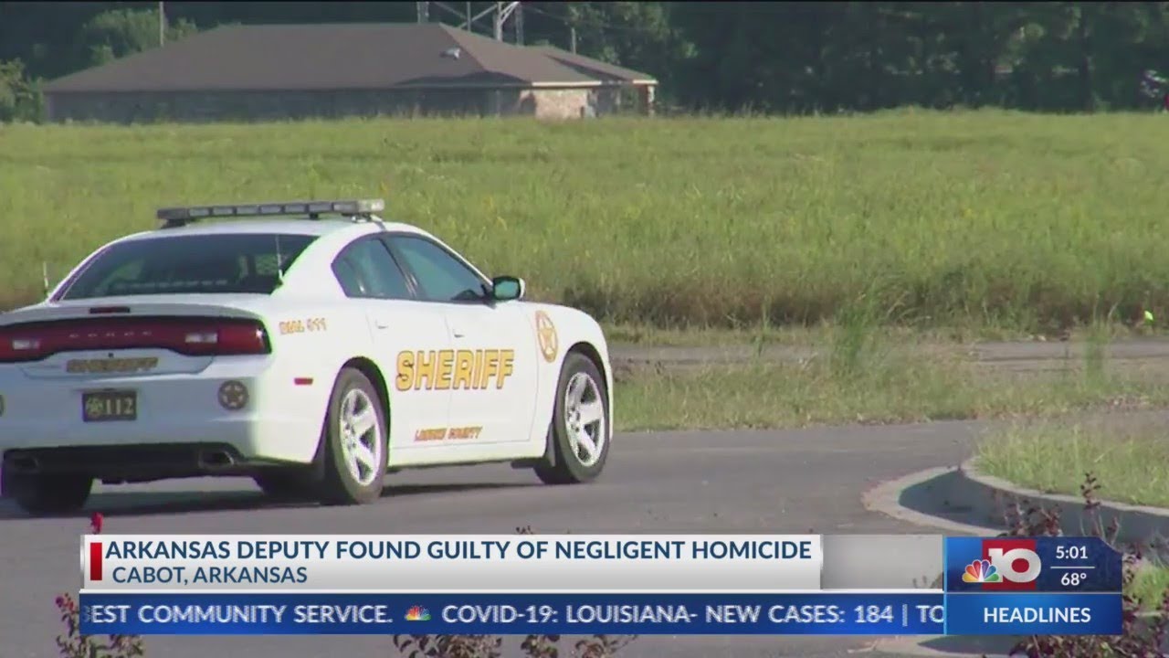 Arkansas deputy guilty of negligent homicide in teen’s death YouTube