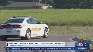 Arkansas deputy guilty of negligent homicide in teen’s death