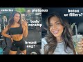 ADDRESSING IT ALL | breast aug, fillers, under eating, body recomp &amp; calories