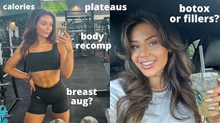 ADDRESSING IT ALL | breast aug, fillers, under eating, body recomp & calories