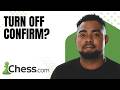 How to Disable Confirm Resign or Draw on Chess.com | Chess.com Settings Tutorial for Beginners