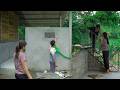Cleaning up around the dream house and designing the bathroom plumbing system | Ly Tu Linh.