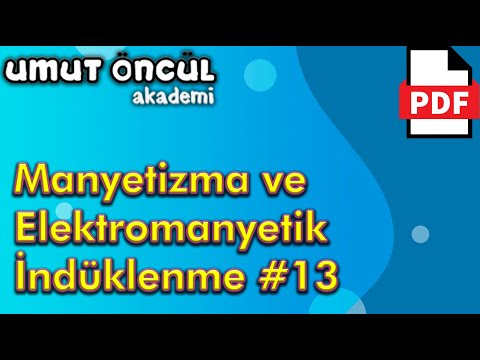 Manyetizma ve Elektromanyetik İndüklenme #13 | Özindüksiyon | +PDF