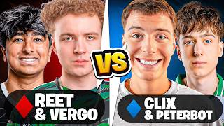 I Played a 2v2 Against CLIX & PETERBOT...