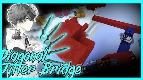 Diagonal Jitter Bridge - Bedwars Blockman Go