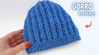 ADULT KNITTING CAP WITH VERY EASY AND BEAUTIFUL STITCH by Tricô Arte de Amar 13,859 views 5 days ago 15 minutes