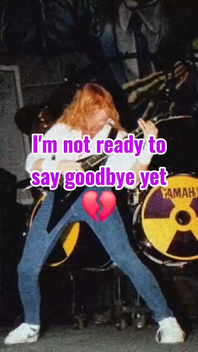 The end of #megadeth it's been a privilege!!! #metal #shorts #youtubeshorts