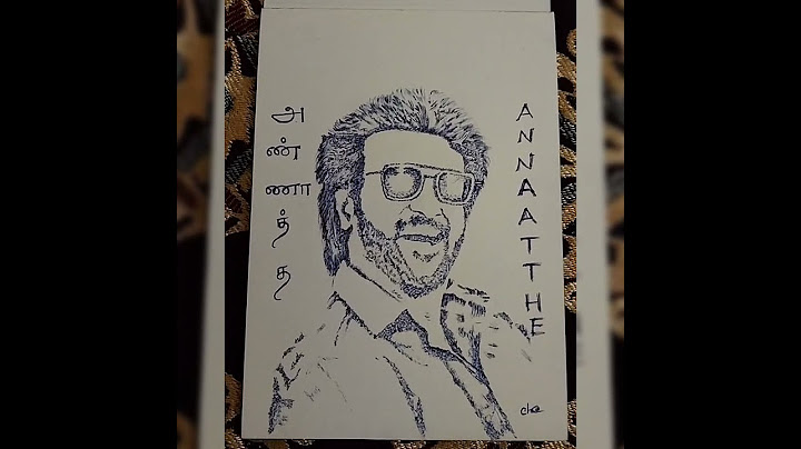 ANNAATTHE RAJINI SIR Drawing // pen sketch // super star rajini sir Drawing