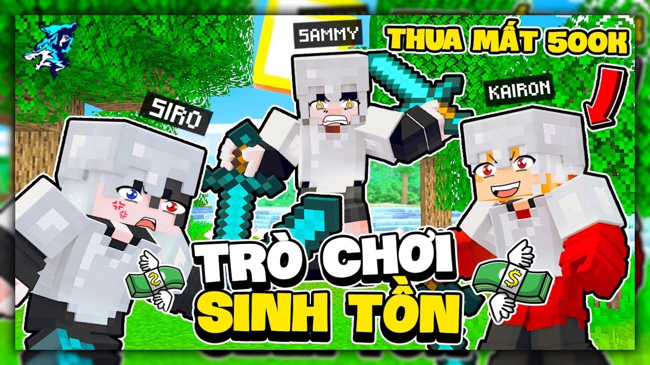Minecraft nhưng Trò Chơi Sinh Tồn | Tập 17 | Nếu Bị Kairon Và Sammy Bắt Được, Siro Sẽ Mất 500 Nghìn | Tổng hợp những nội dung nói về tên thật của hero team chính xác nhất