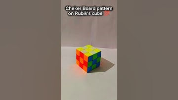 Checkerboard Pattern Tutorial – Fast & Clean 🔁#shots