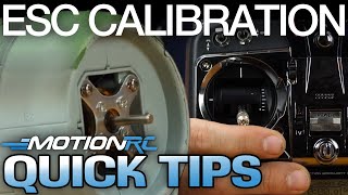 ESC Calibration | Quick Tip | Motion RC