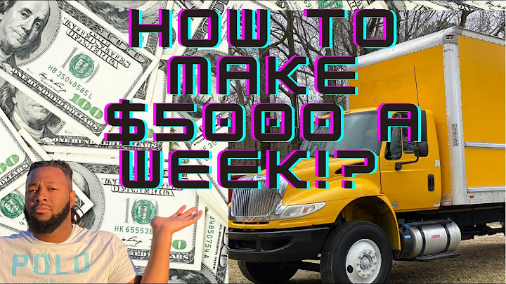 How much do box truck drivers make a week