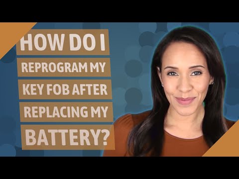 バッテリーを交換した後、キーフォブを再プログラムするにはどうすればよいですか？