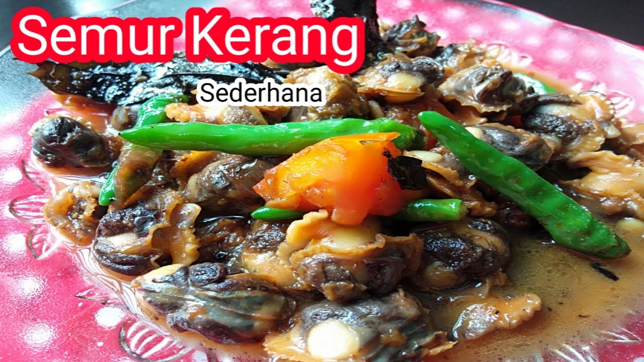 Cara masak semur kerang sederhana YouTube Cara masak semur kerang sederhana YouTube