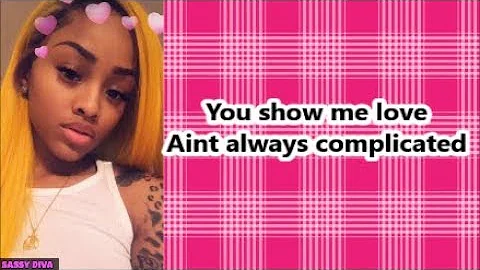 Lil Bibby ft Ann Marie - Complicated (Lyrics)