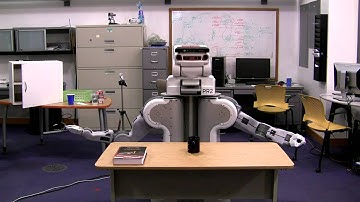 RRT algorithm on the PR2 - planning with both arms (12 DOF)