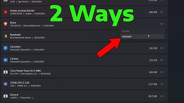 How To Uninstall Programs on Windows 11