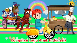 Download Lagu Abang Tukang Bakso | Kring Kring Ada Sepeda Dan Lainnya | Kompilasi Lagu Anak Indonesia MP3