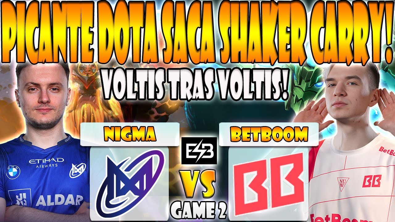 NIGMA VS BETBOOM BO2[GAME 2]MIRACLE, SUMAIL VS PURE, KIYOTAKA - ESL ONE BANGKOK 2024 -DOTA 2 -ESB