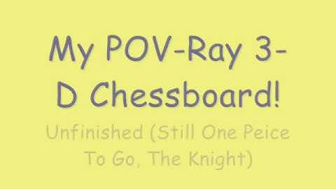 POV-Ray Animation Test