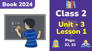 Class 2 English | Unit 3 | Lesson 1 | Classroom commands (Book 2024)