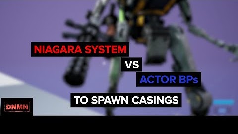 Shooter VFX in NIAGARA vs ACTOR BP (Dropped Casings Test By DNMN) #vfx #unrealengine #unrealengine5