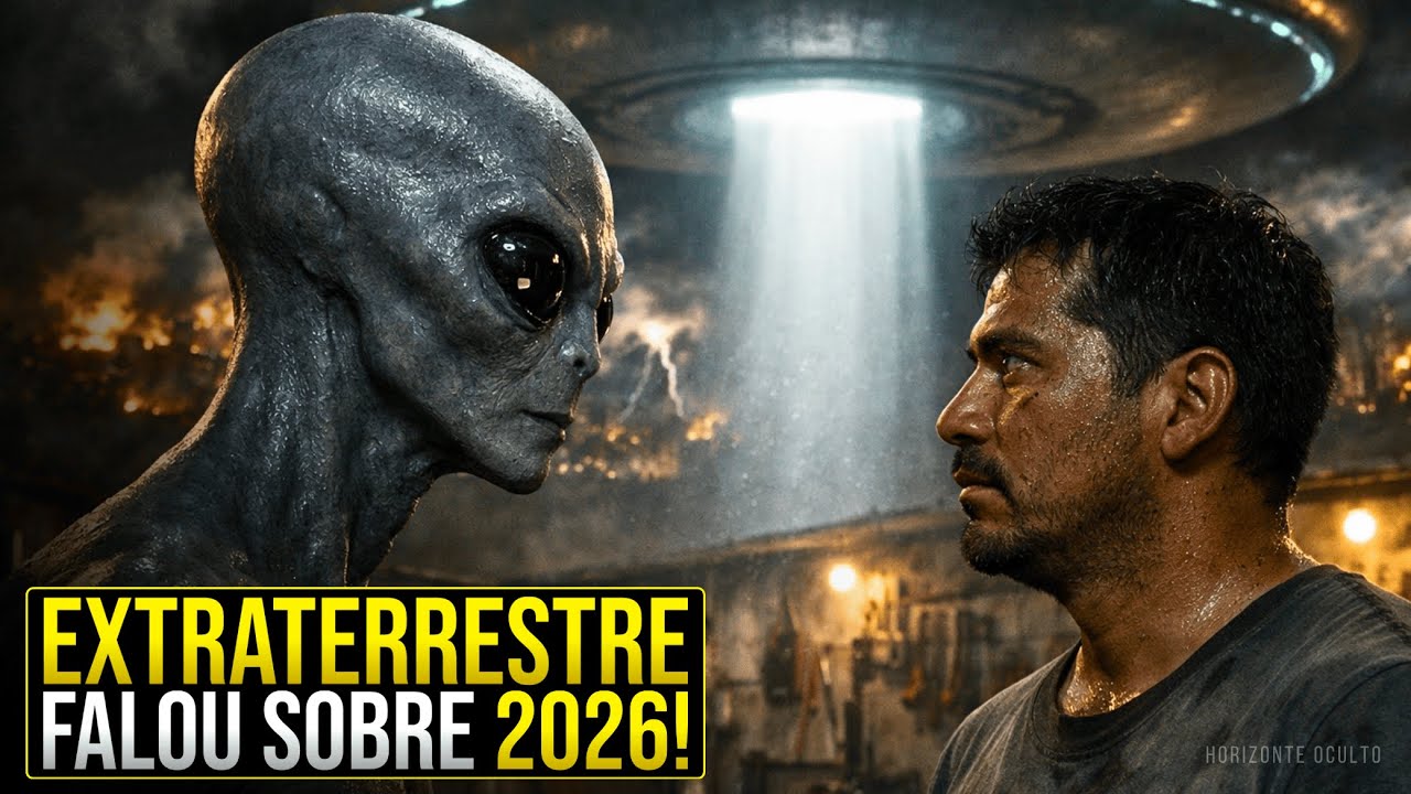 ESSE HOMEM TEVE CONTATO COM UM EXTRATERRESTRE E RECEBEU UM AVISO SOBRE 2026! — RELATOS DE TERROR