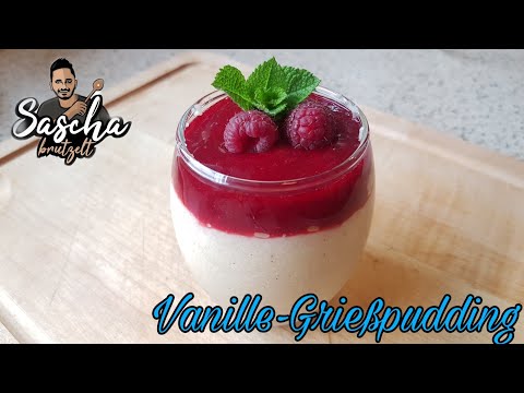 Video: Himbeergrießpudding