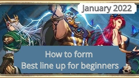 Mythic Heroes Best line up for Beginners #mythicheroes #lineup