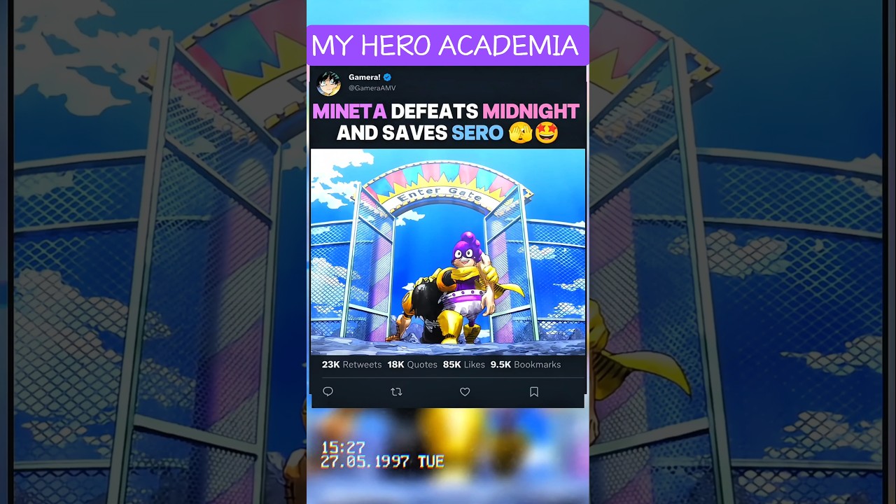 MINETA defeats MIDNIGHT and saves SERO 🫣🤩 | #myheroacademia #edit #mha #amv #anime