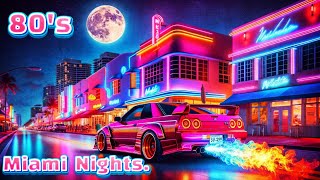 80s Miami Nights | Retro Lofi Synthwave & Neon Speed