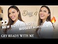 GET READY WITH ME // SAUCY PERSONAL Q&A | KRISMAS - DAY 4