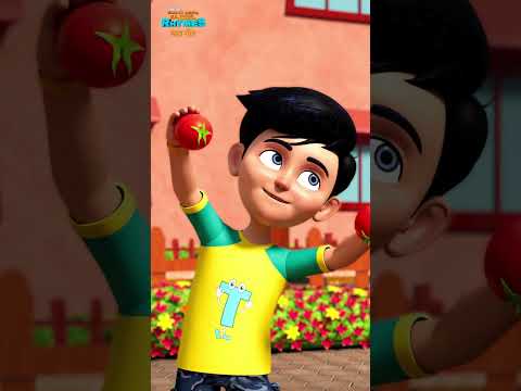 टमाटर बड़े मज़ेदार #youtubeshorts #shorts #nurseryrhymes #kidsvideo #ahatamatarbademazedar